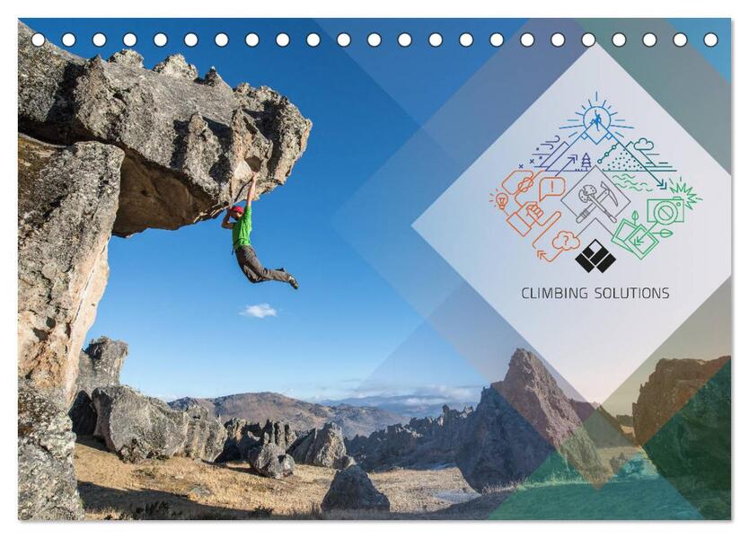 Climbing Solutions - Bergsport weltweit (Tischkalender 2024 DIN A5 quer) CALVENDO Monatskalender