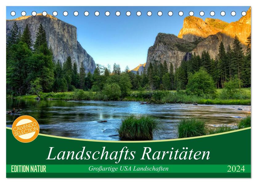 Landschafts Raritäten Großartige USA Landschaften (Tischkalender 2024 DIN A5 quer) CALVENDO Monatskalender