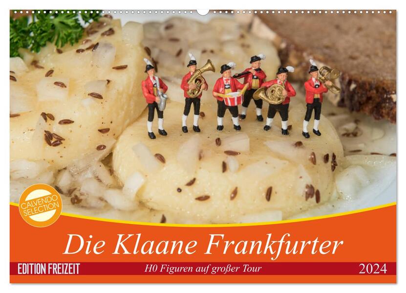 Die Klaane Frankfurter (Wandkalender 2024 DIN A2 quer) CALVENDO Monatskalender - Rainer Kauffelt/ Heike Adam/ Rainer Kauffelt Adam