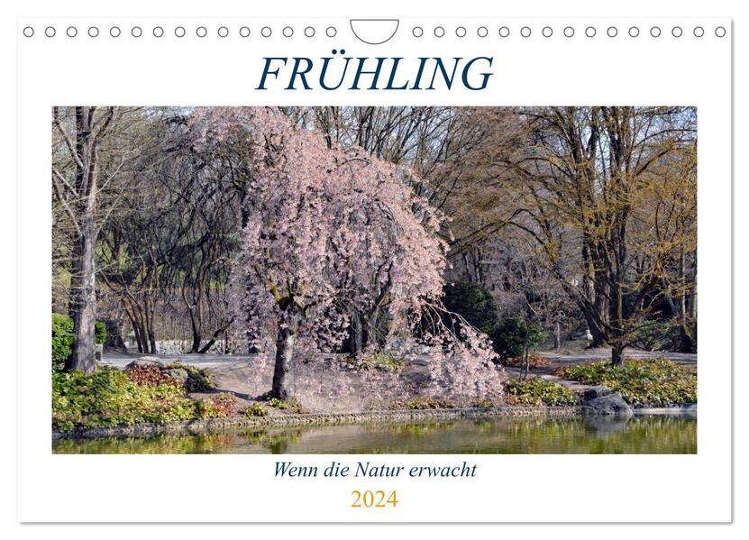 Frühling - Wenn die Natur erwacht (Wandkalender 2024 DIN A4 quer) CALVENDO Monatskalender - Ingrid Franz