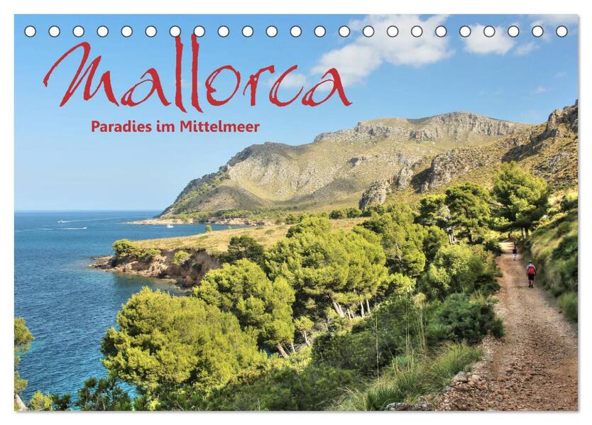 Mallorca - Paradies im Mittelmeer (Tischkalender 2024 DIN A5 quer) CALVENDO Monatskalender