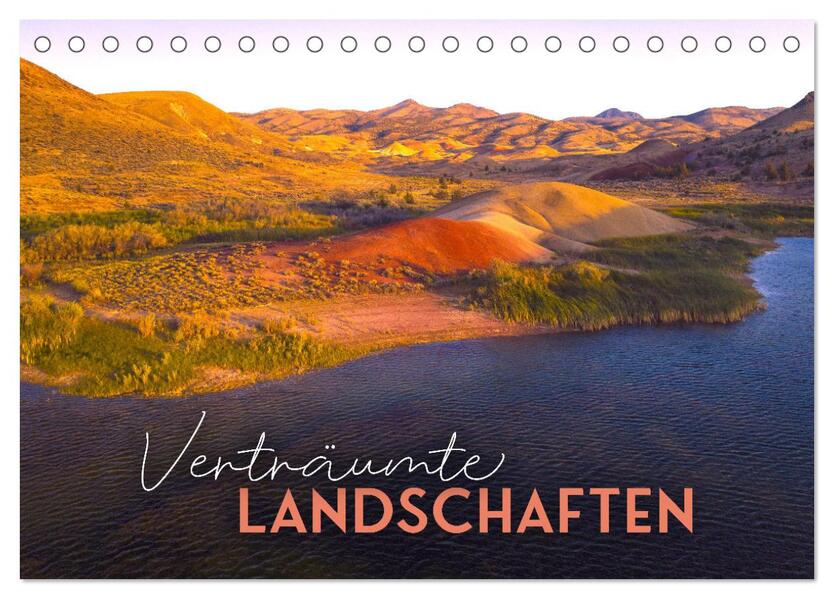 Verträumte Landschaften (Tischkalender 2024 DIN A5 quer) CALVENDO Monatskalender