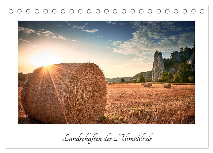 Landschaften des Altmühltals (Tischkalender 2024 DIN A5 quer) CALVENDO Monatskalender