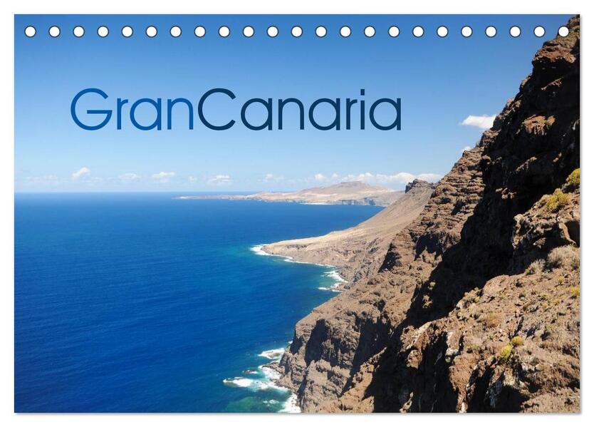 Gran Canaria 2024 (Tischkalender 2024 DIN A5 quer) CALVENDO Monatskalender