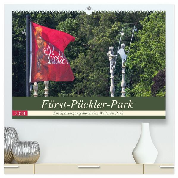 Fürst Pückler Park (hochwertiger Premium Wandkalender 2024 DIN A2 quer) Kunstdruck in Hochglanz