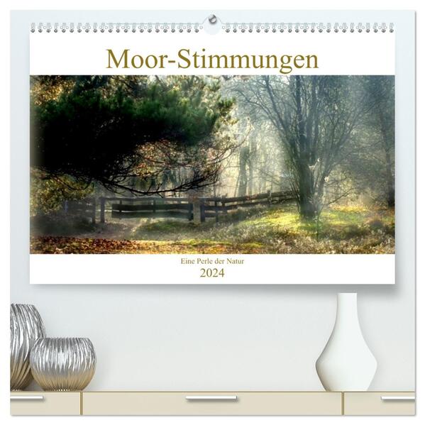 Moor-Stimmungen (hochwertiger Premium Wandkalender 2024 DIN A2 quer) Kunstdruck in Hochglanz