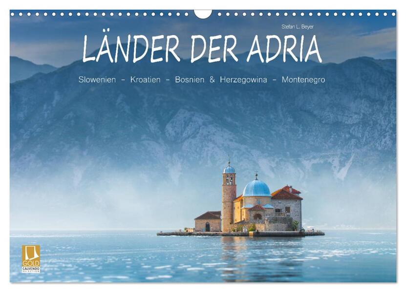 Länder der Adria (Wandkalender 2024 DIN A3 quer) CALVENDO Monatskalender