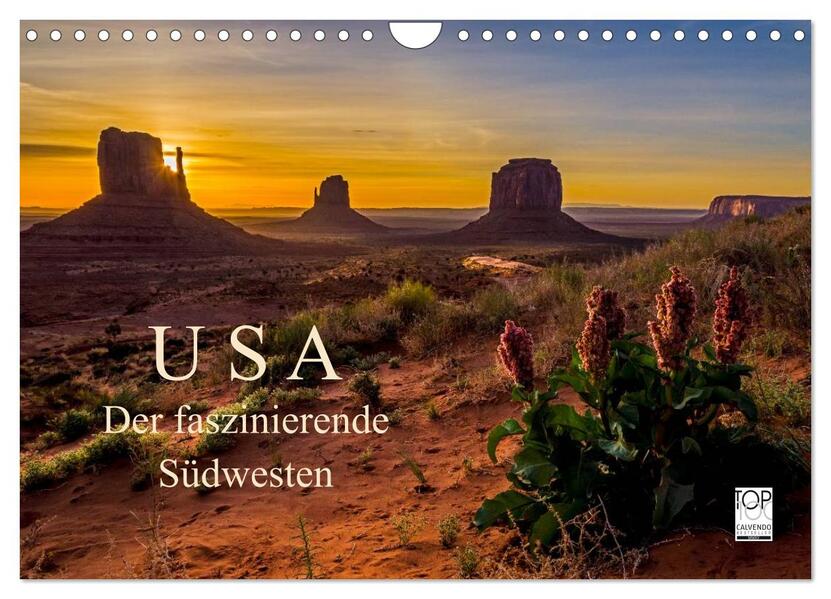 USA Der faszinierende Südwesten (Wandkalender 2024 DIN A4 quer) CALVENDO Monatskalender