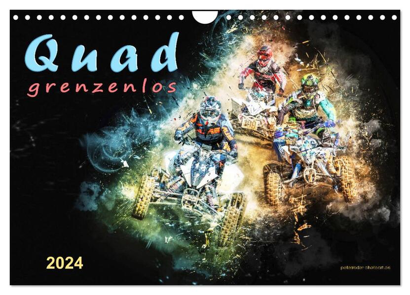 Quad grenzenlos (Wandkalender 2024 DIN A4 quer) CALVENDO Monatskalender