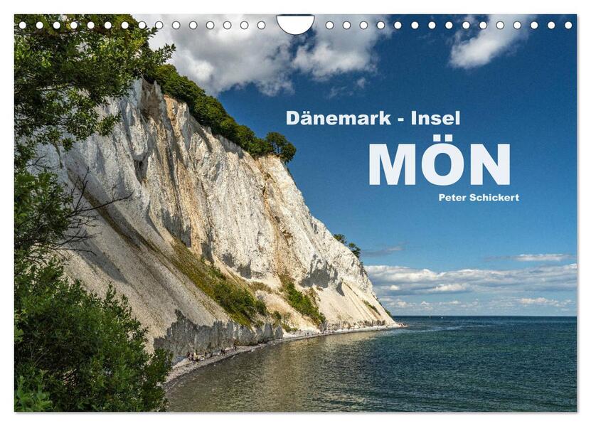 Dänemark - Insel Mön (Wandkalender 2024 DIN A4 quer) CALVENDO Monatskalender