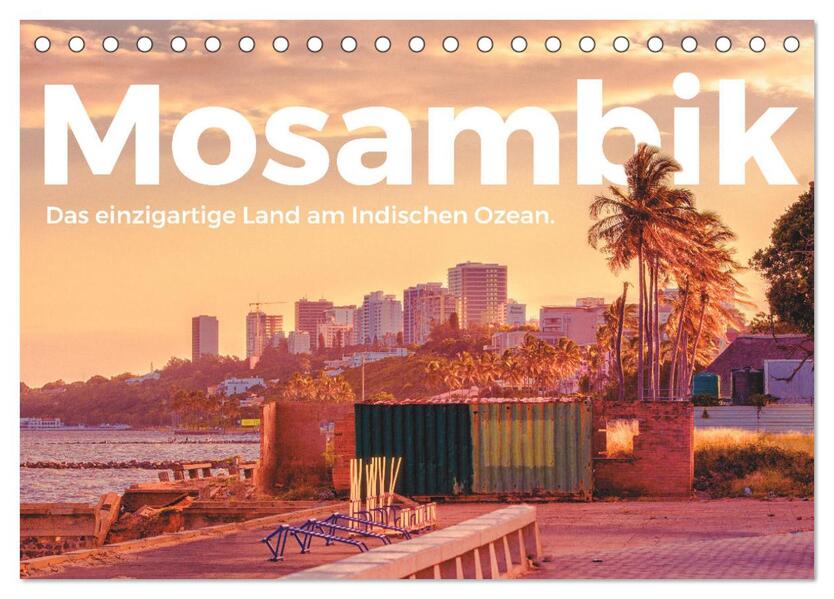 Mosambik - Das einzigartige Land am Indischen Ozean. (Tischkalender 2024 DIN A5 quer) CALVENDO Monatskalender