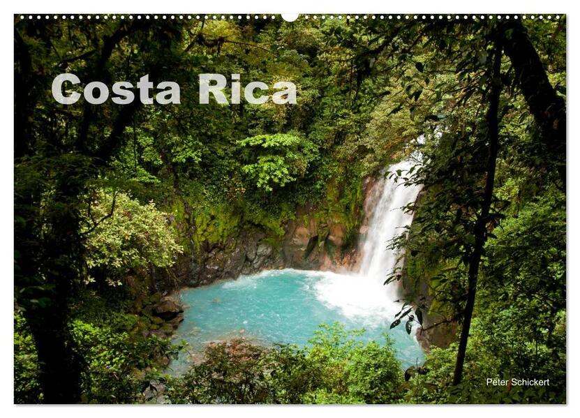 Costa Rica (Wandkalender 2024 DIN A2 quer) CALVENDO Monatskalender