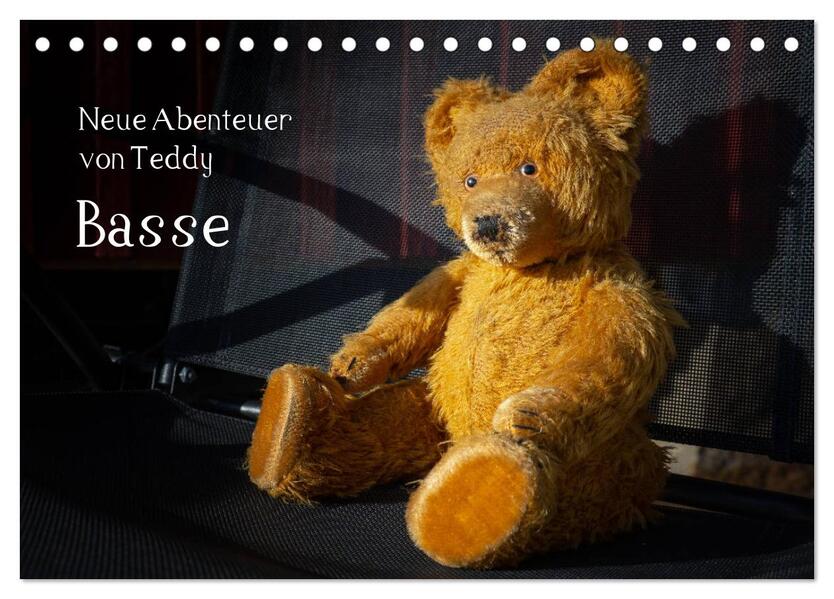 Neue Abenteuer von Teddy Basse (Tischkalender 2024 DIN A5 quer) CALVENDO Monatskalender
