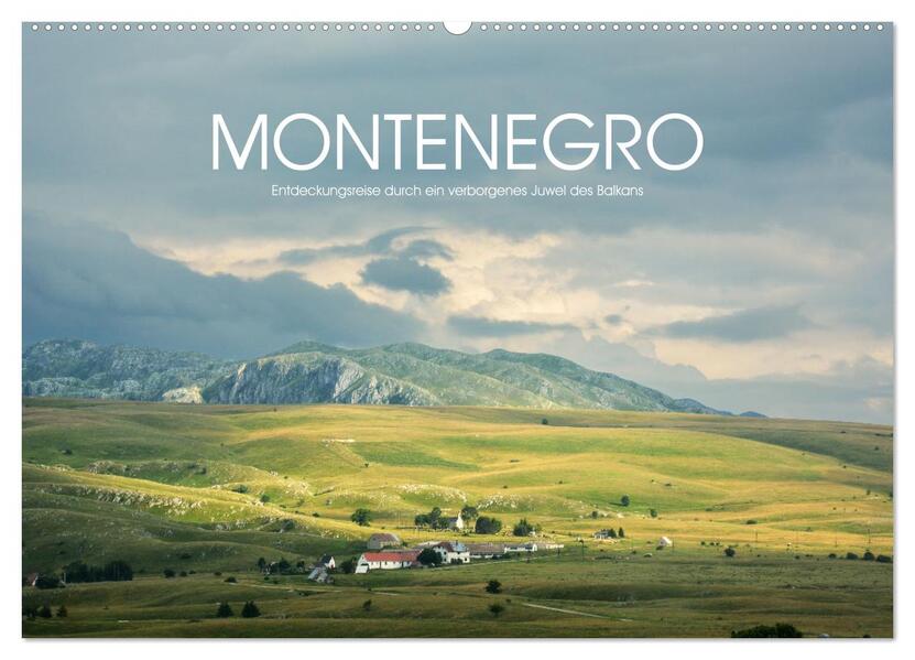 Montenegro Entdeckungsreise durch ein verborgenes Juwel des Balkans (Wandkalender 2024 DIN A2 quer) CALVENDO Monatskalender