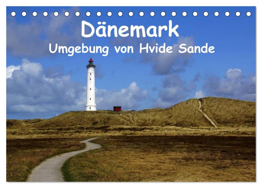 Dänemark - Umgebung von Hvide Sande (Tischkalender 2024 DIN A5 quer) CALVENDO Monatskalender