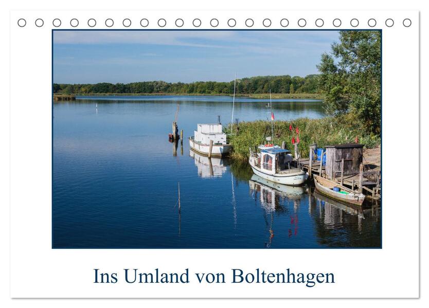 Ins Umland von Boltenhagen (Tischkalender 2024 DIN A5 quer) CALVENDO Monatskalender