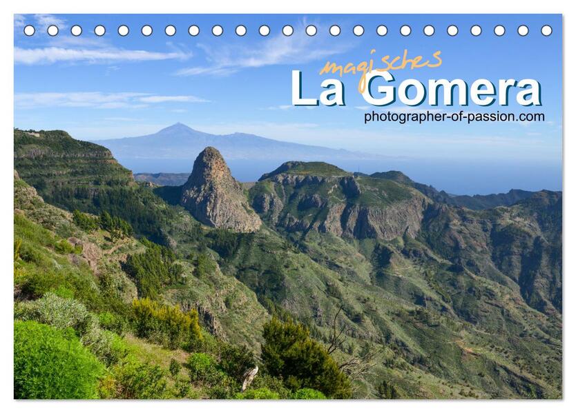 Magisches La Gomera (Tischkalender 2024 DIN A5 quer) CALVENDO Monatskalender