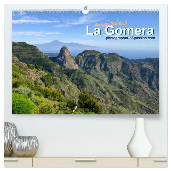 Magisches La Gomera (hochwertiger Premium Wandkalender 2024 DIN A2 quer) Kunstdruck in Hochglanz