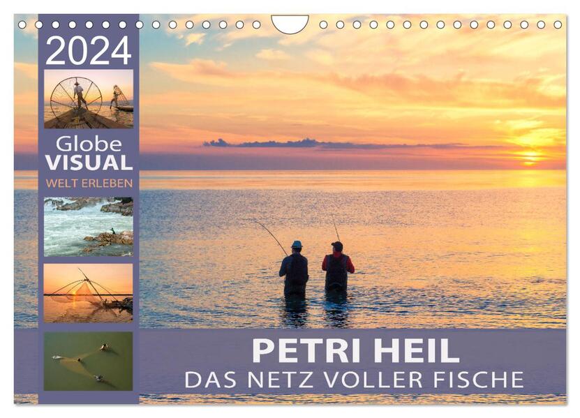 PETRI HEIL - Das Netz voller Fische (Wandkalender 2024 DIN A4 quer) CALVENDO Monatskalender