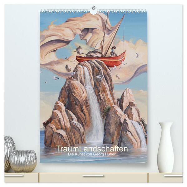 TraumLandschaften (hochwertiger Premium Wandkalender 2024 DIN A2 hoch) Kunstdruck in Hochglanz