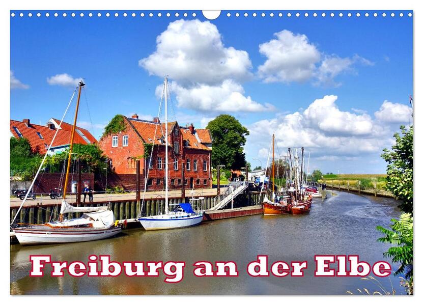 Freiburg an der Elbe (Wandkalender 2024 DIN A3 quer) CALVENDO Monatskalender
