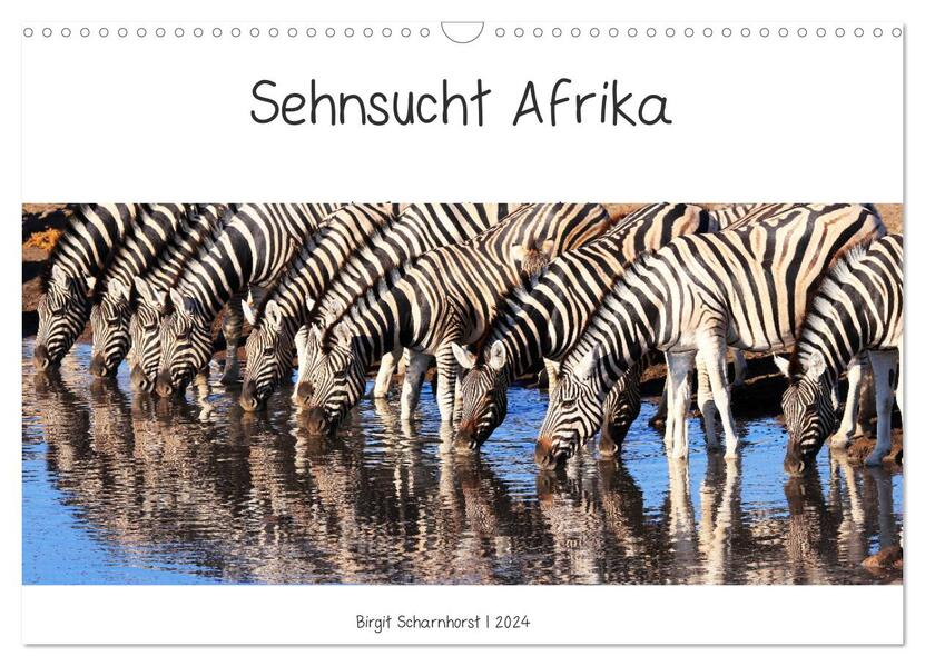 Sehnsucht Afrika - Faszinierende Tierwelt im südlichen Afrika (Wandkalender 2024 DIN A3 quer) CALVENDO Monatskalender