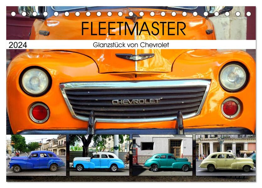Fleetmaster - Glanzstück von Chevrolet (Tischkalender 2024 DIN A5 quer) CALVENDO Monatskalender