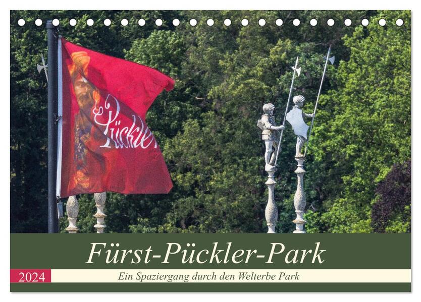 Fürst Pückler Park (Tischkalender 2024 DIN A5 quer) CALVENDO Monatskalender