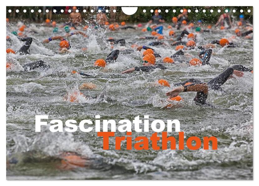 Fascination Triathlon (Wandkalender 2024 DIN A4 quer) CALVENDO Monatskalender