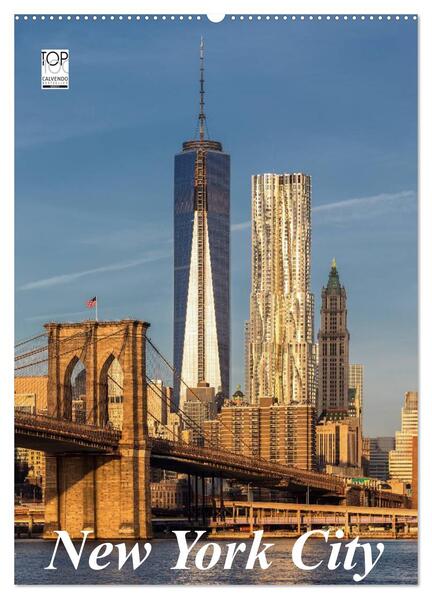 New York City (Wandkalender 2024 DIN A2 hoch) CALVENDO Monatskalender