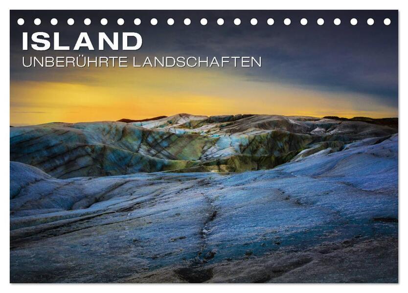 Island - Unberührte Landschaften (Tischkalender 2024 DIN A5 quer) CALVENDO Monatskalender