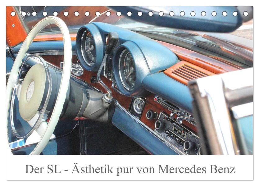 Der SL - Ästhetik pur von Mercedes Benz (Tischkalender 2024 DIN A5 quer) CALVENDO Monatskalender
