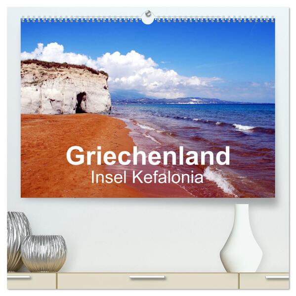 Griechenland - Insel Kefalonia (hochwertiger Premium Wandkalender 2024 DIN A2 quer) Kunstdruck in Hochglanz - Peter Schneider