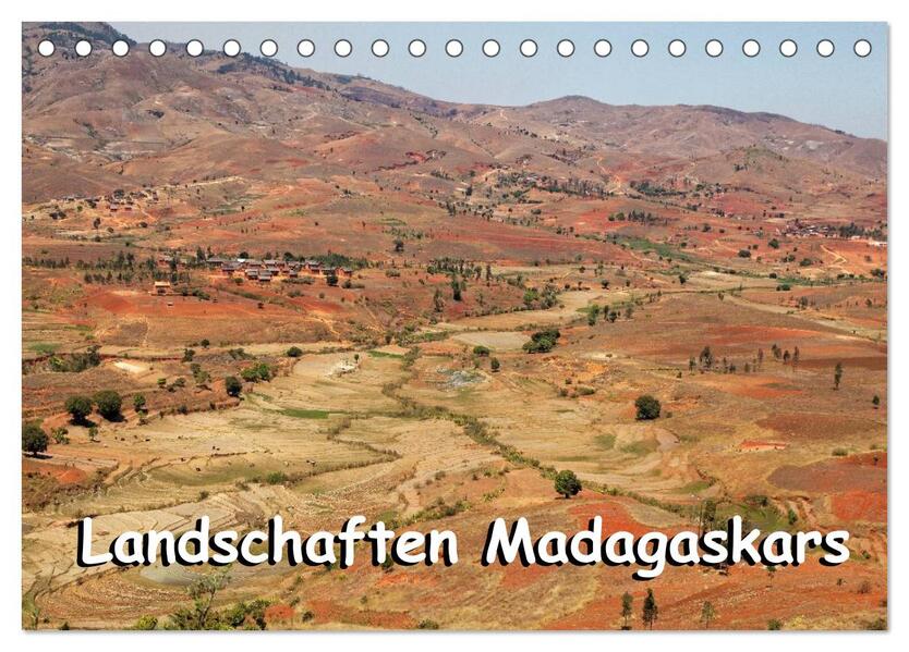 Landschaften Madagaskars (Tischkalender 2024 DIN A5 quer) CALVENDO Monatskalender
