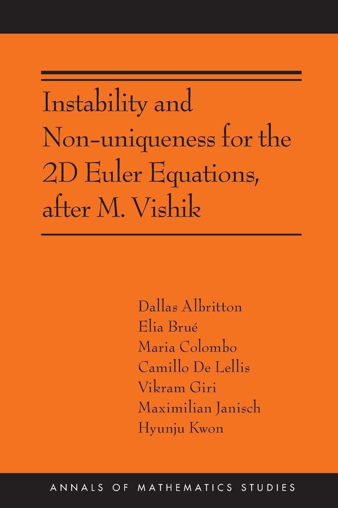 Instability and Non-uniqueness for the 2D Euler Equations after M. Vishik