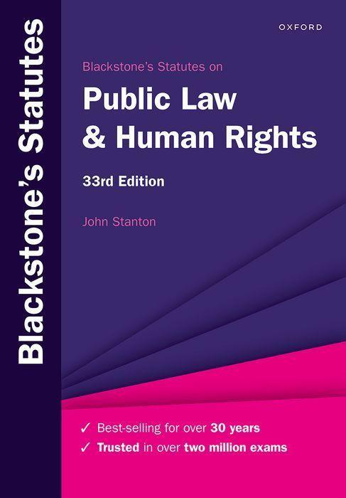 Blackstone‘s Statutes on Public Law & Human Rights