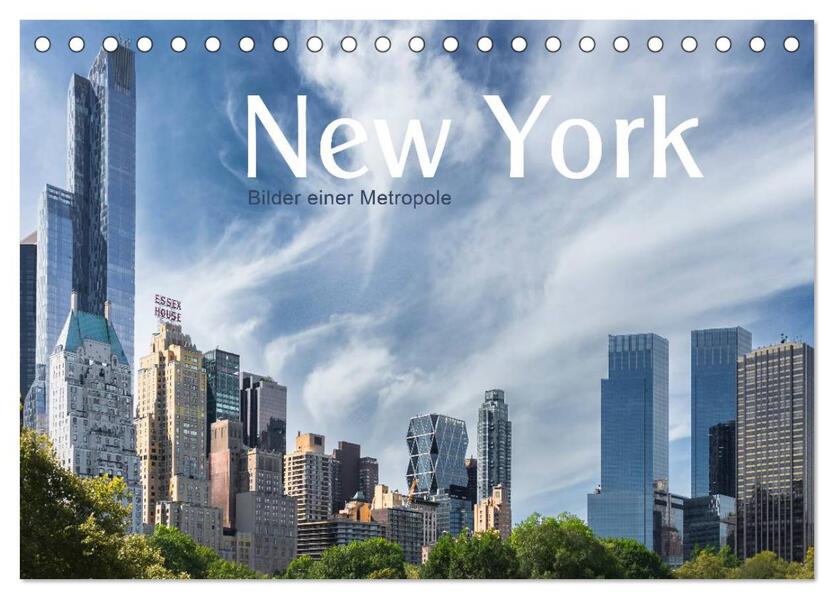 New York - Bilder einer Metropole (Tischkalender 2024 DIN A5 quer) CALVENDO Monatskalender