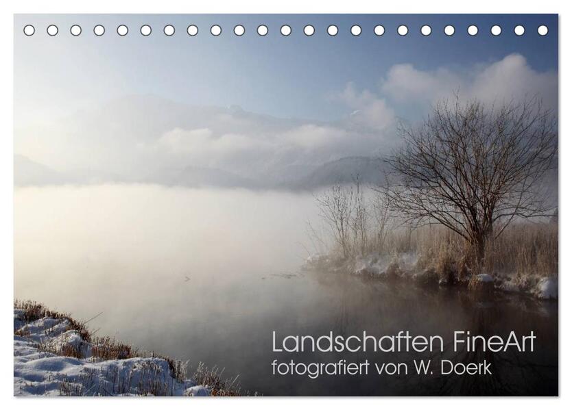 Landschaften FineArt (Tischkalender 2024 DIN A5 quer) CALVENDO Monatskalender