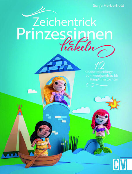 Zeichentrick-Prinzessinnen häkeln