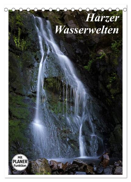 Harzer Wasserwelten (Tischkalender 2024 DIN A5 hoch) CALVENDO Monatskalender