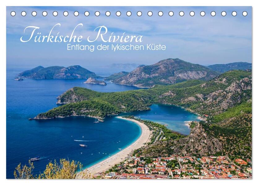 Türkische Riviera - Entlang der lykischen Küste (Tischkalender 2024 DIN A5 quer) CALVENDO Monatskalender
