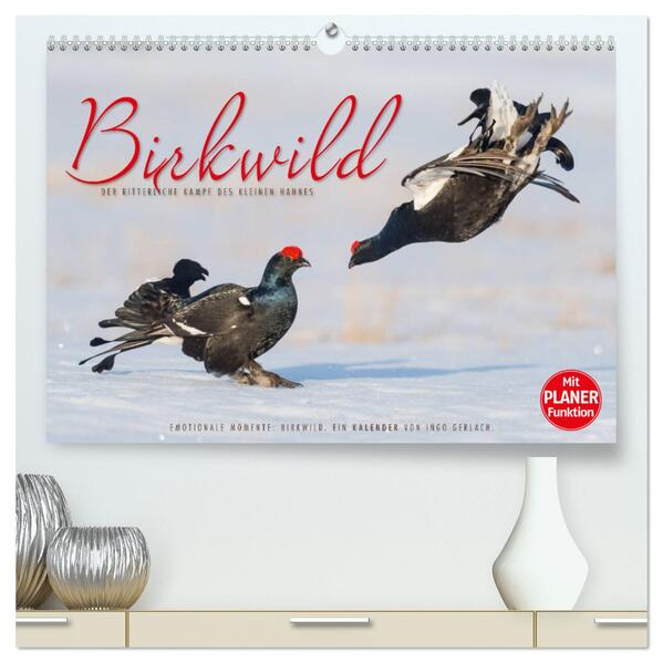 Emotionale Momente: Birkwild (hochwertiger Premium Wandkalender 2024 DIN A2 quer) Kunstdruck in Hochglanz