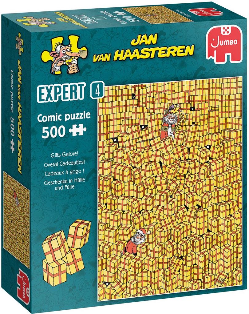 Jumbo Spiele - Jan van Haasteren Expert - Geschenke in Hülle und Fülle 500 Teile