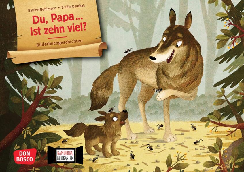 Du Papa ... Ist zehn viel? Kamishibai Bildkartenset