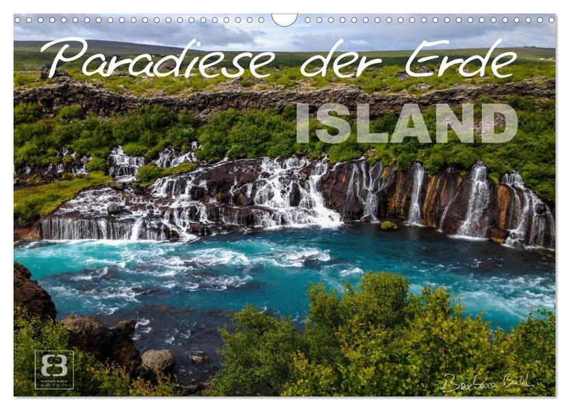 Paradiese der Erde - ISLAND (Wandkalender 2024 DIN A3 quer) CALVENDO Monatskalender
