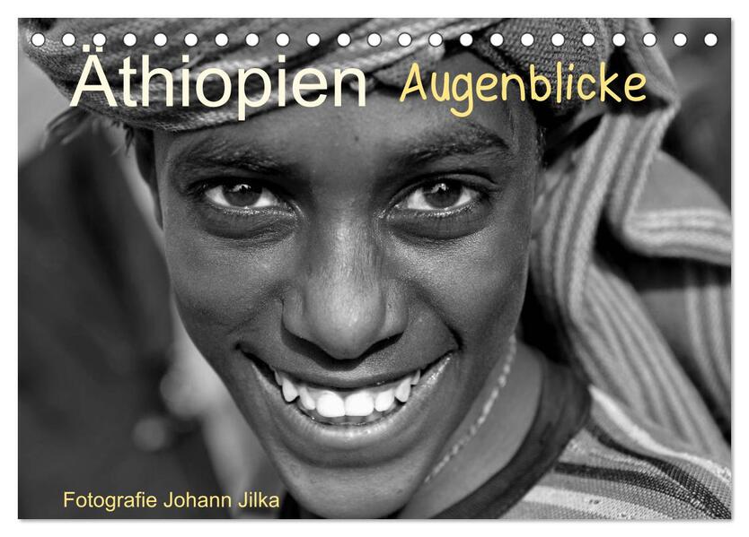 Äthiopien Augenblicke (Tischkalender 2024 DIN A5 quer) CALVENDO Monatskalender
