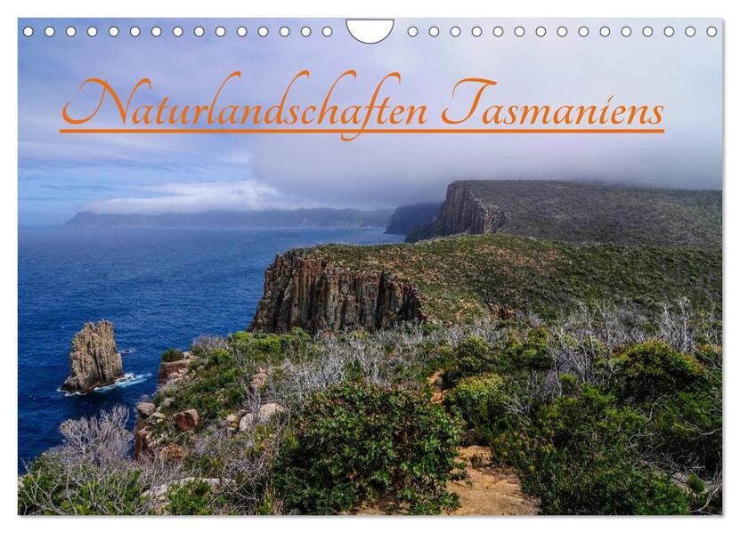 Naturlandschaften Tasmaniens (Wandkalender 2024 DIN A4 quer) CALVENDO Monatskalender