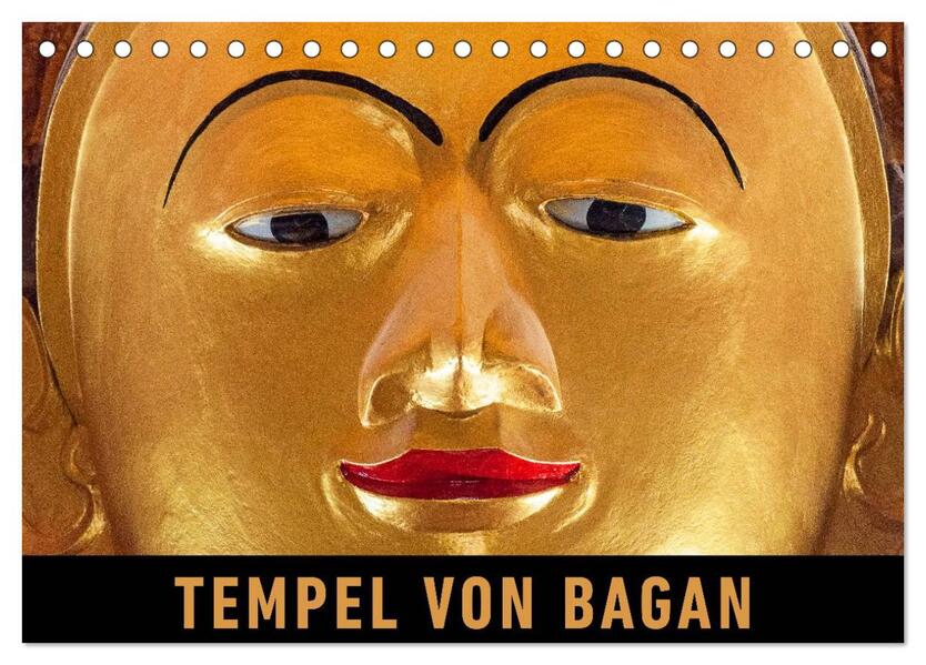 Tempel von Bagan (Tischkalender 2024 DIN A5 quer) CALVENDO Monatskalender