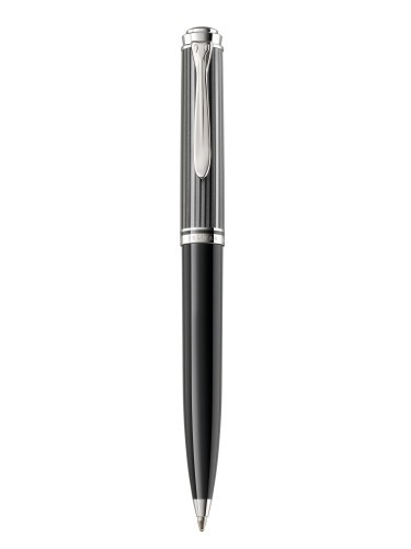 Pelikan Kugelschreiber Souverän® K605 Stresemann Edelharz Drehmechanik Schwarz-Anthrazit