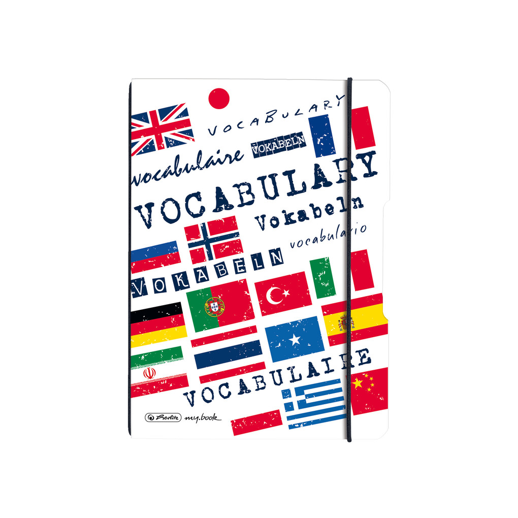 Herlitz Notizheft flex PP A5 40 Blatt Lineatur 53 Vokabeln my.book
